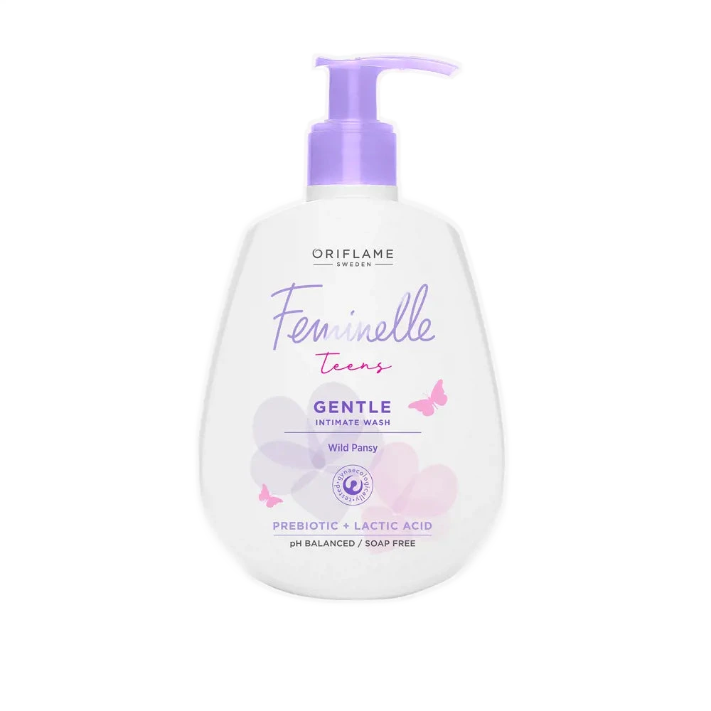 Gel-cremă pentru igiena intimă delicat cu panseluţă Feminelle Teens Oriflame, 300ml