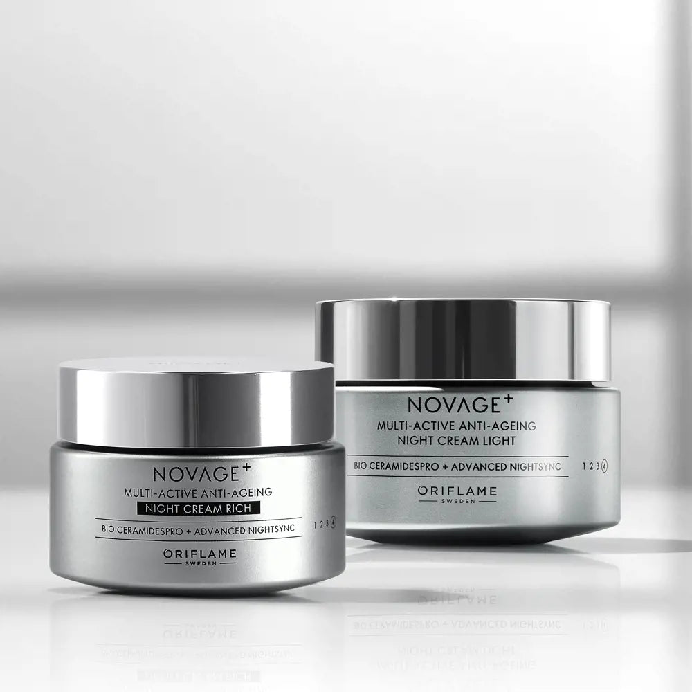 Cremă de noapte bogată Novage+ Multi-Active Anti-Ageing