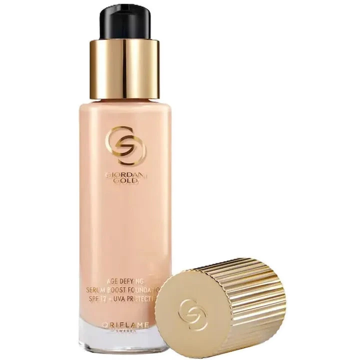 Fond de ten cu ser SPF 12 + UVA Giordani Gold, Porcelain Warm, 30ml