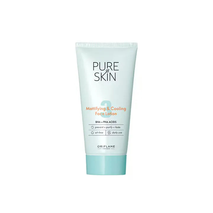 Crema de fata Oriflame Pure Skin matifianta, cu BHA si PHA, 50ml
