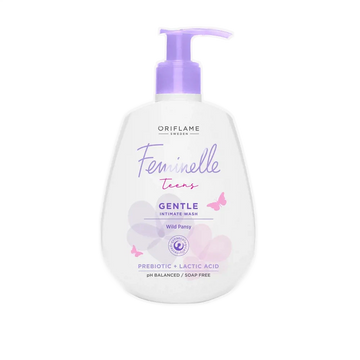 Gel-cremă pentru igiena intimă delicat  cu panseluţă Feminelle Teens Oriflame, 300ml