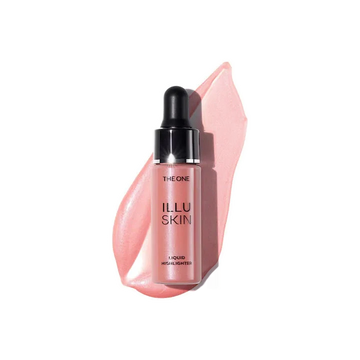 Fard si iluminator 2 in 1 Oriflame THE ONE Illuskin High Dimension, efect multidimensional, Soft Pink, 15ml