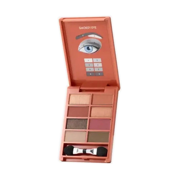 Trusa farduri de ochi si sprancene OnColour, Wild Chocolate, 4.24g