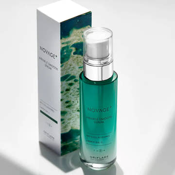 Serum antirid Oriflame Novage+ Wrinkle Smooth, Bio CollagenPro, Oripeptide-3, 30 ml
