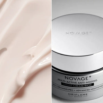 Cremă de noapte bogată Novage+ Multi-Active Anti-Ageing