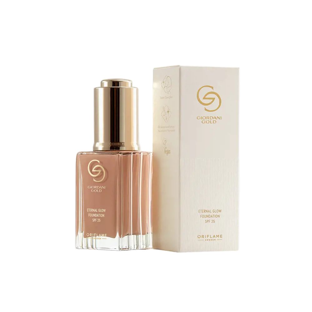 Fond de ten SPF 25 Giordani Gold Eternal Glow - Natural Beige, 30 ml