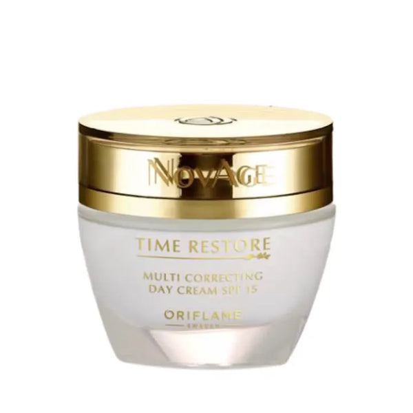 Crema de zi pentru ten, Oriflame, NovAge Time Restore, SPF 15, 50 ml