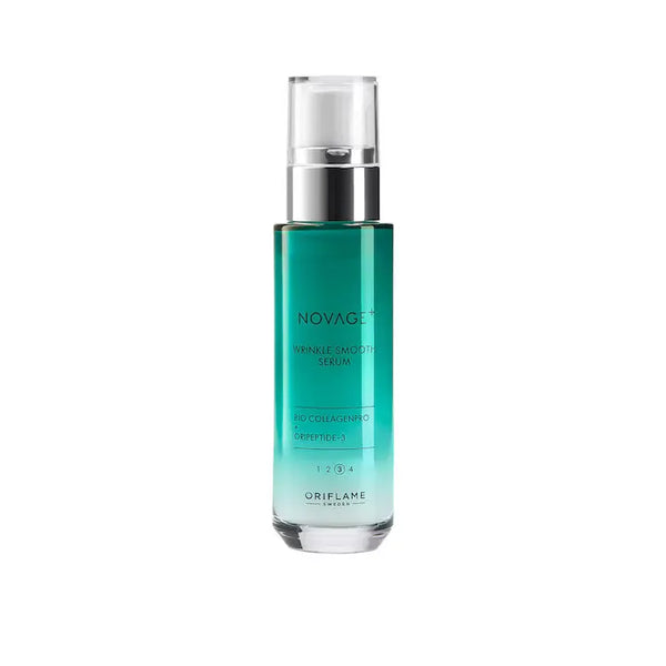 Serum antirid Oriflame Novage+ Wrinkle Smooth, Bio CollagenPro, Oripeptide-3, 30 ml