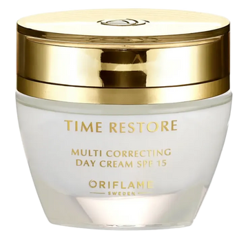 Crema de zi pentru ten, Oriflame, NovAge Time Restore, SPF 15, 50 ml
