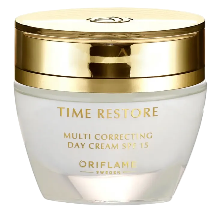 Crema de zi pentru ten, Oriflame, NovAge Time Restore, SPF 15, 50 ml