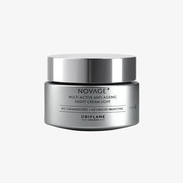 Crema de fata Oriflame Novage+, anti-imbatranire, regenerare nocturna, 50 ml