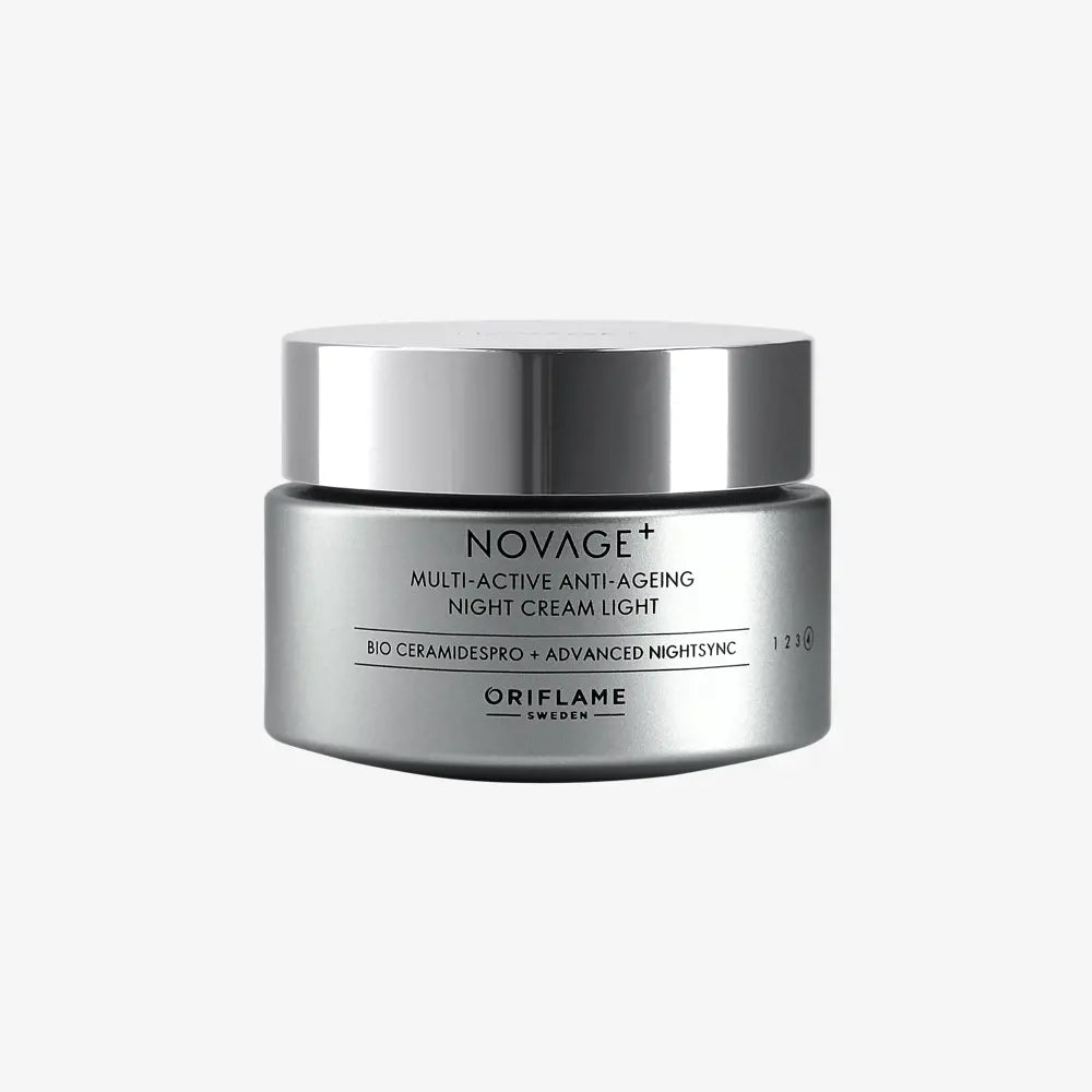 Crema de fata Oriflame Novage+, anti-imbatranire, regenerare nocturna, 50 ml