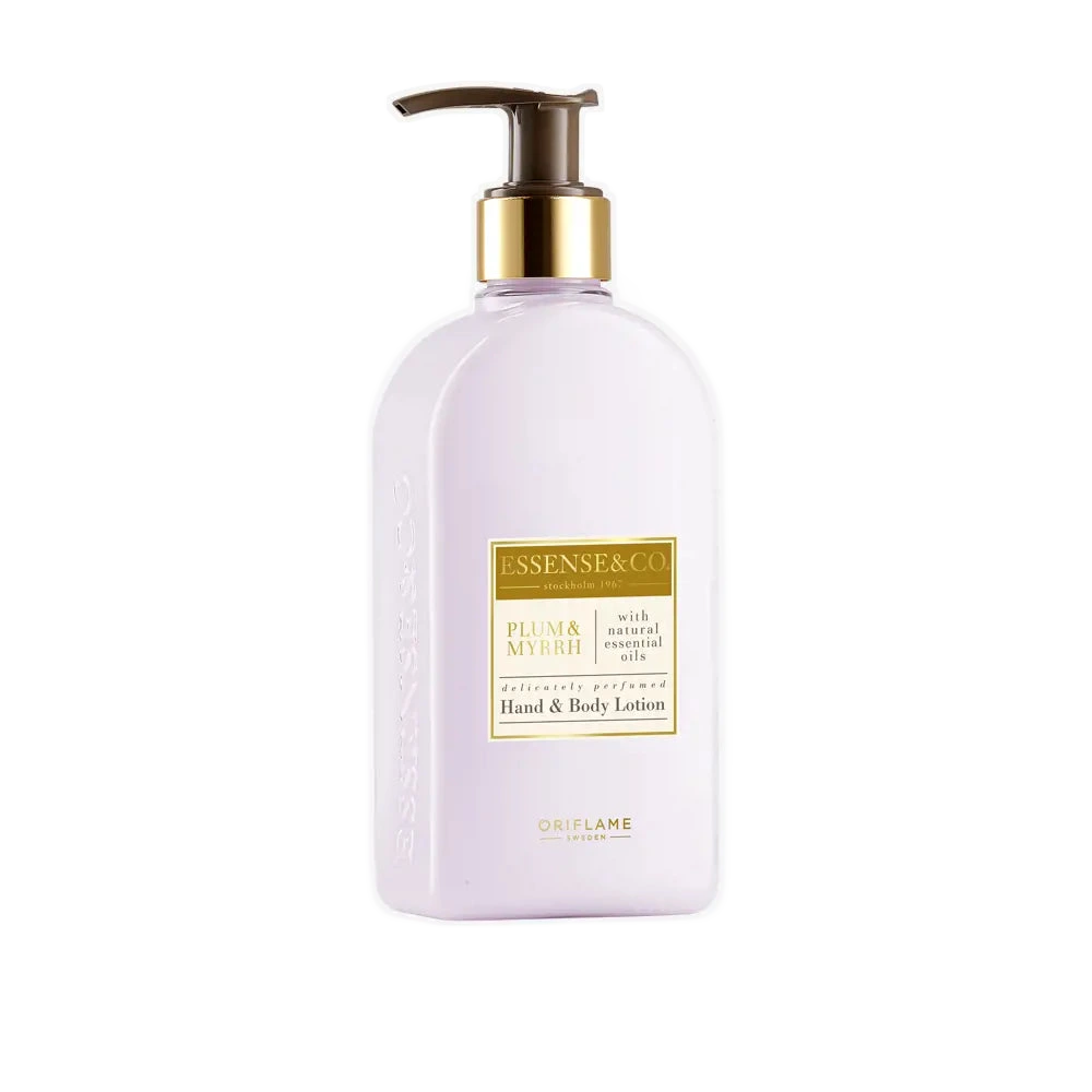 Balsam de corp Oriflame Essense&Co, hidratare cu uleiuri esentiale, prune si mir, 300ml