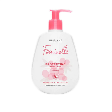 Gel-cremă pentru igiena intimă protector cu merişoare Feminelle Extra Comfort Oriflame, 300ml