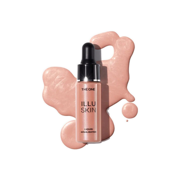 Fard de obraz-iluminator lichid THE ONE Illuskin High Dimension Effect, Pastel Coral, 15ml